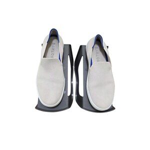 Rothy's  Slip-On Canvas Shoes Beige/Blue Woven Upper Size 6.5